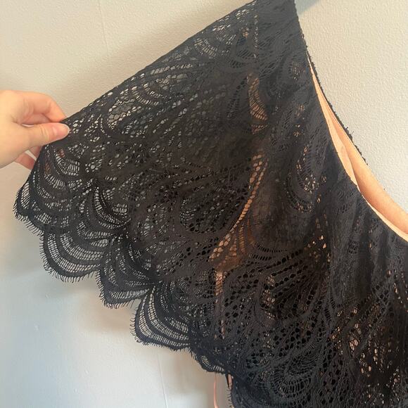 Dress the Population Violet One Shoulder Lace Sheath Dress NWT Size XLarge - Picture 3 of 9